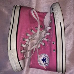 Pink Hightop Converse